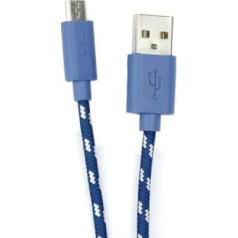 Sbox USB->Micro USB 1M USB-1031BL blue