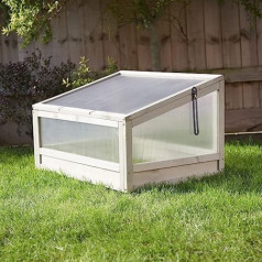 FeelGoodUK Cold Frame Greenhouse Planter Greenhouse Wood 44 (H) x 51 (D) x 75 (W)