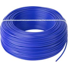 Elektrokabel LgY 1x0,75 H05V-K zils kabelis