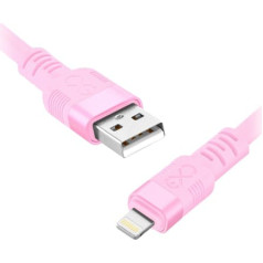 Orno USB-A kabelis — Lightning eXc WHIPPY Pro, 0,9 M, 29 W, ātra uzlāde, pasteļtoņu kombinācija