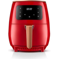 Feel Lagom AirFryer Crunch Air Fryer 4,5 litru ietilpība bez eļļas receptes Skārienekrāns, programmējams līdz 6 stundām