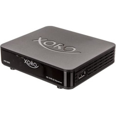 Xoro HRS 8655 DVB‐S2 HD uztvērējs digitālajai satelīttelevīzijai — melns
