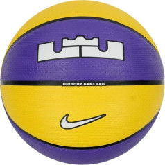 Basketbols 7 Nike L James Playground 8P dzelteni violets / 7 / dzeltens