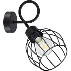 Orno MARBELLA sienas lampa, jauda maks. 1x60W, E27, melns