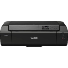 Canon PIXMA PRO-200 krāsu tintes printera fotoattēlu printeris DIN A3+ (augsti spīdīga druka, WiFi, USB 2.0, WiFi, LAN, drukas lietotne, 7,5 cm LCD krāsu displejs, 4800 x 2400 DPI, 8 atsevišķas printera tintes), pelēks