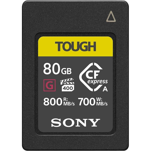 Sony CEA-G80T Compact Flash Express Memory Card 80GB Type A 800MB/s Read 700MB/s Write