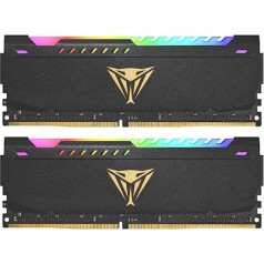 Patriot Viper Steel RGB DDR4 64GB (2 x 32GB) 3600MHz CL20 spēļu atmiņas komplekts