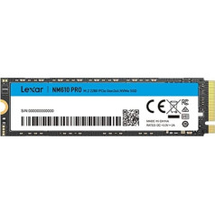 Lexar NM610PRO 2TB SSD, M.2 2280 PCIe Gen3x4 NVMe 1.4 Internal, Up to 3300 MB/s Read, 2600 Writes, Internal 3D NAND Flash Solid State Drive for Laptop, Desktop Computer, PC