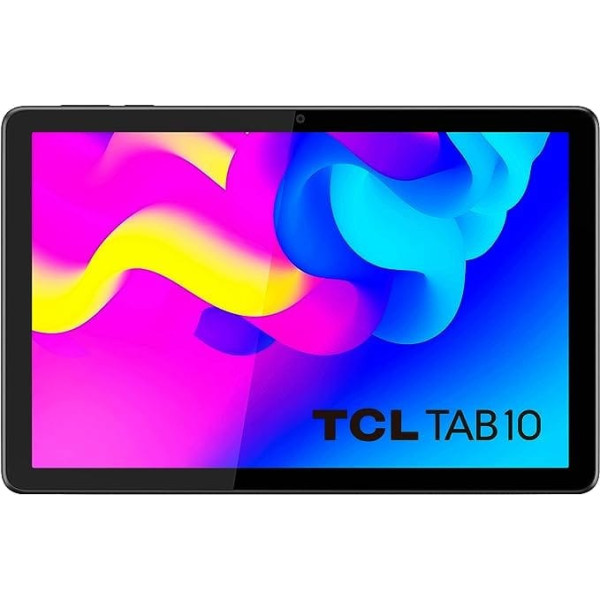 TCL TAB 10 WiFi 10,1 collas HD planšetdators, astoņkodolu, 4 GB RAM, 64 GB atmiņa, paplašināma līdz 256 GB, izmantojot MicroSD, 5500 mAh akumulators, Android 11, pelēks