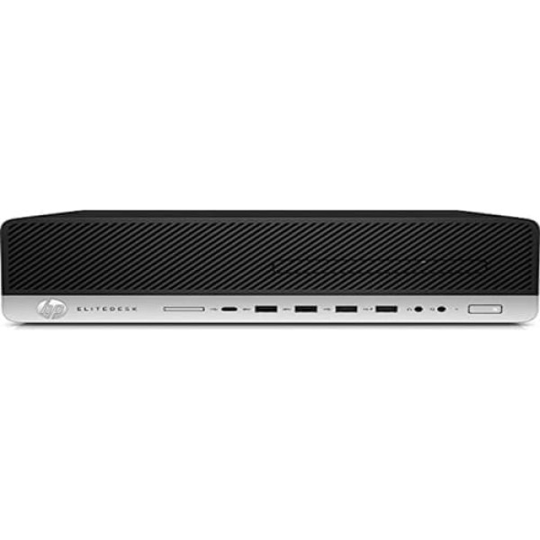 HP EliteDesk 800 G3 3,2 GHz i5-6500 SFF melns, sudraba dators (atjaunots)