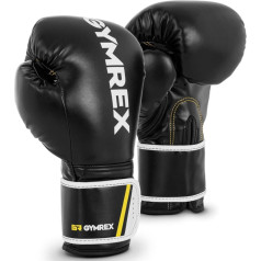 Черные тренировочные боксерские перчатки весом 10 унций