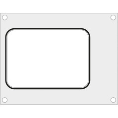 Paklāja veidne CAS CDS-01 metināšanas iekārtai paplātei bez dalījuma 187x137 mm - Hendi 805435