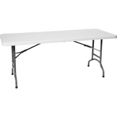 Saliekamais ēdināšanas galds balts 152x70 cm līdz 150 kg - Hendi 810927