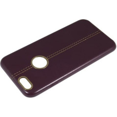 NOMAD Excellent Leather Back Case Aizmugurējais Apvalks Priekš Samsung J510 Galaxy J5 (2016) Ķiršu krāsā