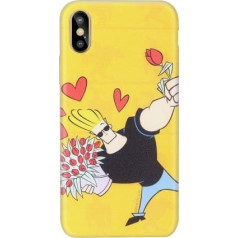 Cartoon Network Johnny Bravo Aizmugurējais Silikona Apvalks Priekš Apple iPhone XS Max Love