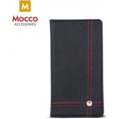 Mocco Smart Focus Book Case Grāmatveida Maks Telefonam LG X Power 2 / K10 Power Melns / Sarkans
