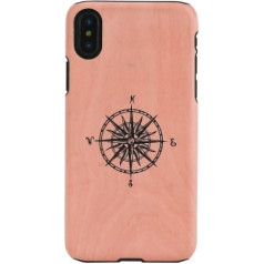 MAN&WOOD SmartPhone case iPhone X/XS compass black