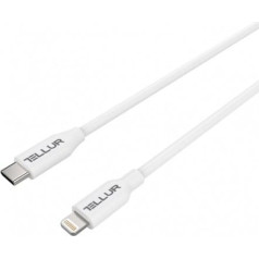 Tellur Data cable, Apple MFI Certified, Type-C to Lightning, 1m white