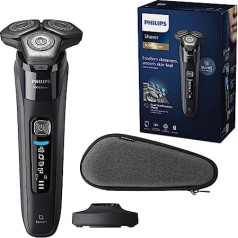 Philips Shaver Series 8000 Elektrischer Nass- und Trockenrasierer mit SkinIQ-Technologie (Modell S8696/35)