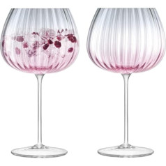 LSA Dusk Balon Goblets 650 ml rozā/pelēks x 2