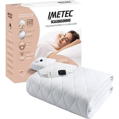 Imetec Adapto Heat apakšgultas gultas sildītājs 195 x 90 cm, ātra uzsildīšana, pastāvīga un personalizēta temperatūra, pretalerģisks stepēts audums, 6 temperatūras kontrole