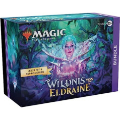 Magic: The Gathering Wildness by Eldraine Bundle — 8 komplektu pastiprinātāji + piederumi (vācu versija)