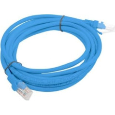 Patchcord utp lanberg pcu5-10cc-0300-b (rj45 - rj45; 3m; utp; cat.5e; blue)