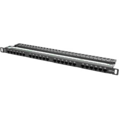 Patch panel lanberg ppu5-0024-b (0,5u; 19