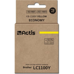 Actis kb-1100y tinte (brother lc1100y / 980y nomaiņa; standarta; 19 ml; dzeltena)