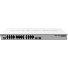 Mikrotik 24xgbe slēdzis 2 xsfp + crs326-24g-2s + rm-mx