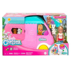 Barbie kemperu furgona Chelsea komplekts