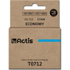 Actis ke-712 tinte (aizvietotājs epson t0712, t0892, t1002; standarta; 13,5 ml; zila)