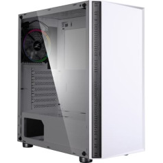 Корпус r2 atx mid tower pc case 120mm fan white