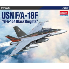 Academy Plastic model plane usn f/a-18f vfa-154 black kinghts 1/72