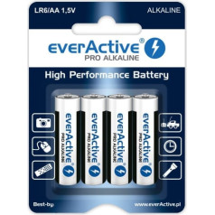 Everactive Baterijas, lr6 / aa blistera iepakojums pa 4