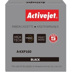 Activejet a-kxp160 color ribbon (replacement for panasonic kxp160; supreme; black)