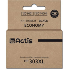 Actis kh-303bkr tinte (hp 303xl t6n04ae nomaiņa; premium; 20ml; 600 lapas; melna)