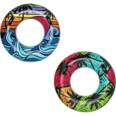 Bestway Swimming ring with handles 91 cm mix of designs: waves, palm trees