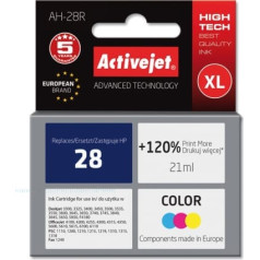 Activejet ah-28r tinte (aizvietotājs hp 28 c8728a; premium; 21 ml; krāsa)