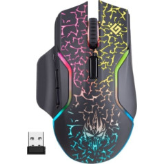 Defender wireless mouse gm-067 one shot optic rf rgb 3200dpi 7p 52067