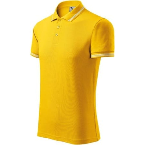 Polo krekls Adler Urban M MLI-21904 dzeltens / M