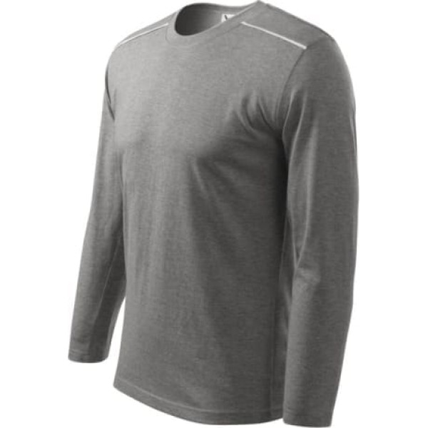 Malfini T-krekls Mafini Long Sleeve M MLI-11212 tumši pelēks melanžs / M