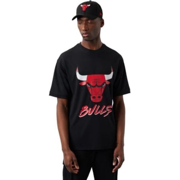 New Era NBA Chicago Bulls Script Mesh Tee M 60284738 / L