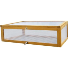 Habau Cold Frame for Raised Bed Insert, Yellow, 115 x 53 x 32 CM