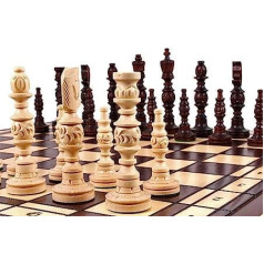 Master Of Chess Šaha meistars Galant ar rokām grebta koka šaha spēle 58 x 58 cm ar rokām izgatavots īpaši liels šaha galds un formas figūriņas