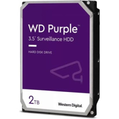 Western Digital wd purple 2tb 3.5 256mb 5400rpm cietais disks wd23purz