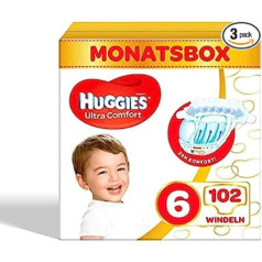 Huggies autiņbiksītes Ultra Comfort Baby 25666 autiņbiksītes baltas