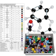 267 Pieces Organic Chemistry Molecular Model Chemistry Set Model Kits Pack Organic Molecules Models for Teachers Students Scientists Chemistry Lessons