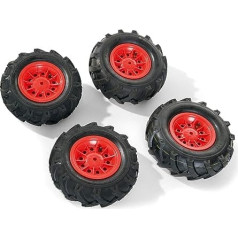 Rolly Toys 409587 Pneimatiskās riepas traktoriem sarkans loks