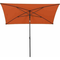 Siena Garden City Center Stick Umbrella antracīts / terakota 140 x 210 cm